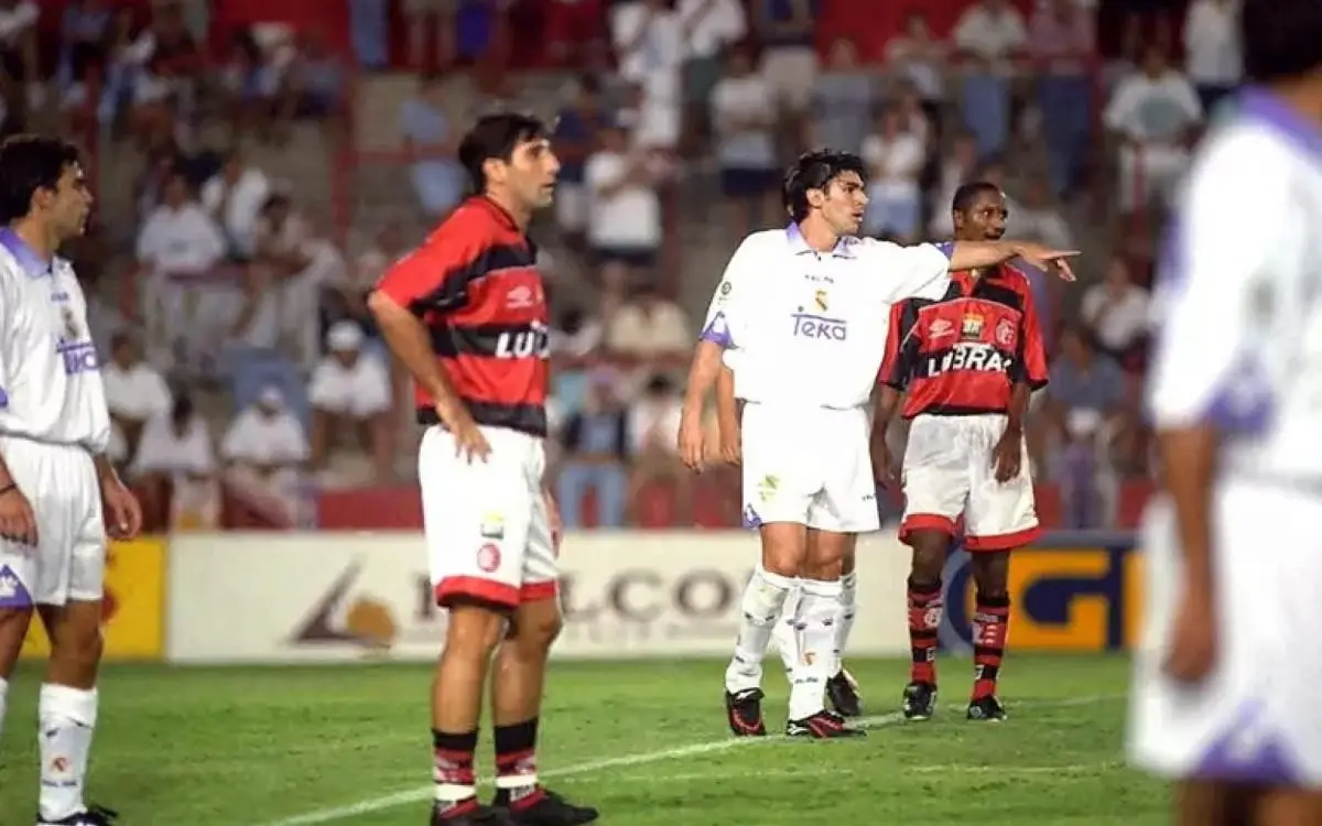 Flamengo venceu o Real Madrid por 3 a 0 em 1997