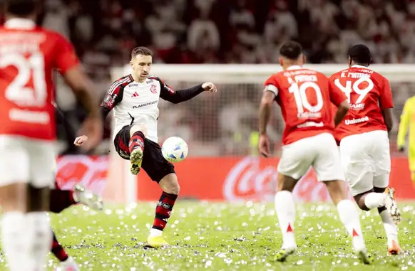 Flamengo venceu os dois jogos e eliminou o Internacional nas oitavas de final na Libertadores (Foto: Adriano Fontes / Flamengo)