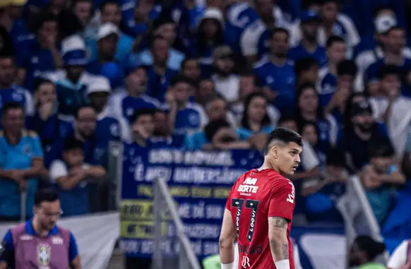 Gabriel Brazão em jogo do Santos (Foto: Raul Baretta/ Santos FC)