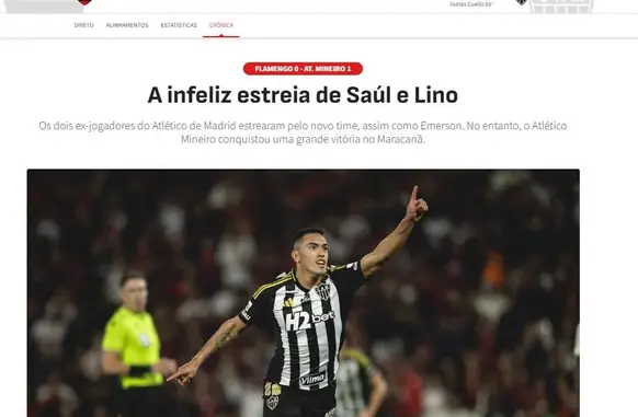 Jornal AS destaca estreia de reforços do Fla (Foto: Reprodução/AS)
