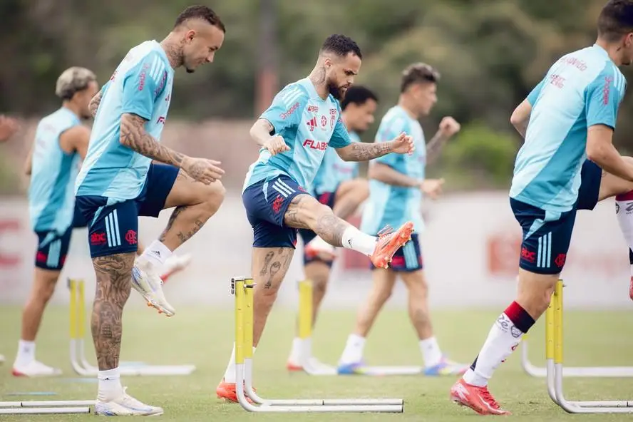 Michael treina no Flamengo