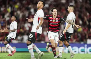 Pedro fez três gols na partida (Foto: Gilvan de Souza/Flamengo)
