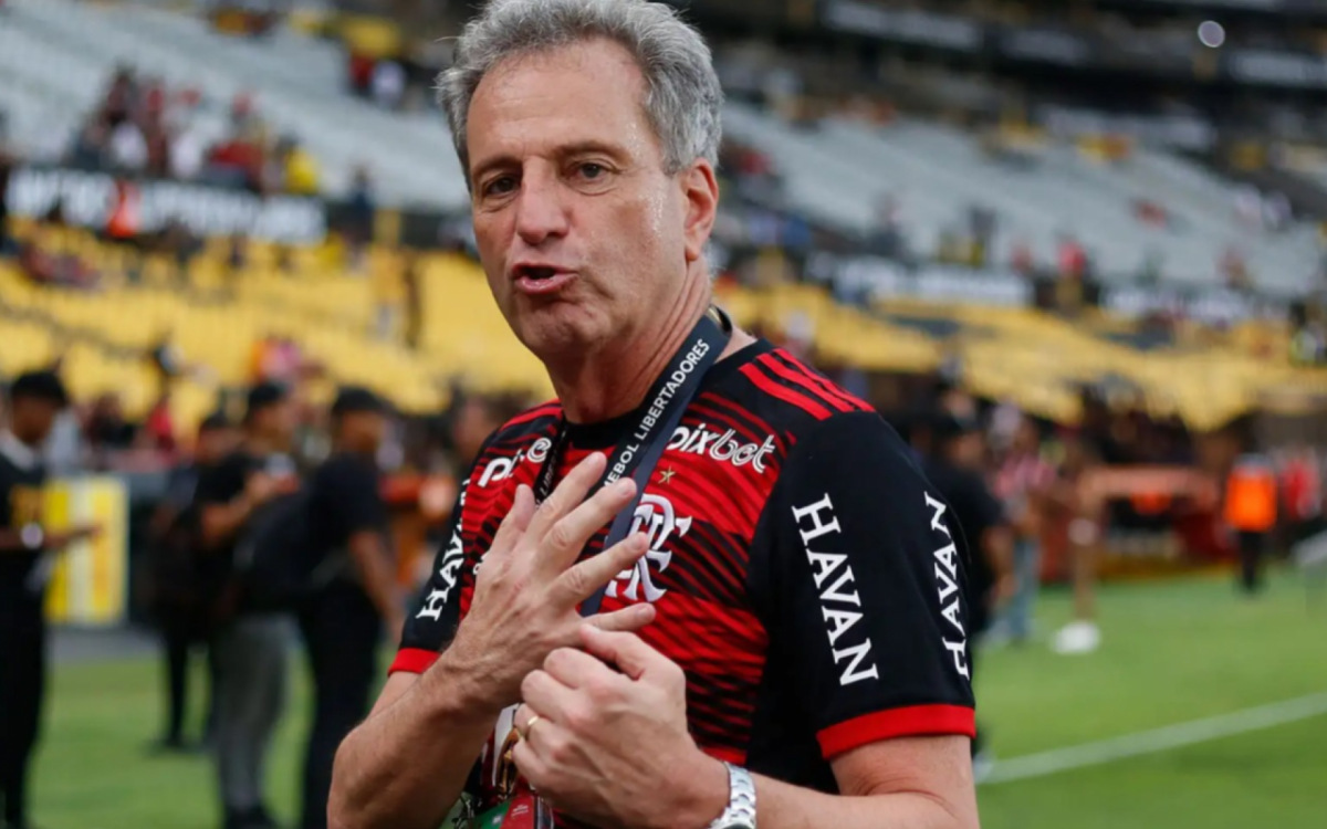 Rodolfo Landim foi presidente do Flamengo de 2019 a 2024