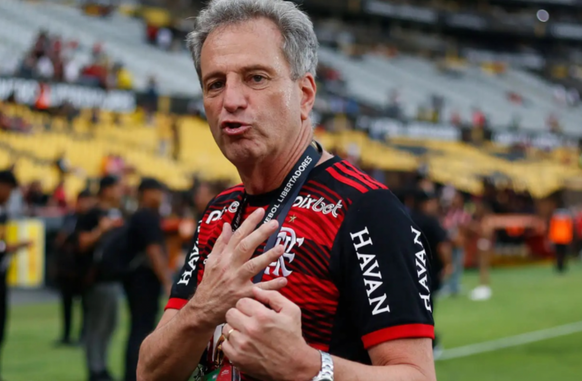 Rodolfo Landim foi presidente do Flamengo de 2019 a 2024 (Foto: Gilvan de Souza/Flamengo)