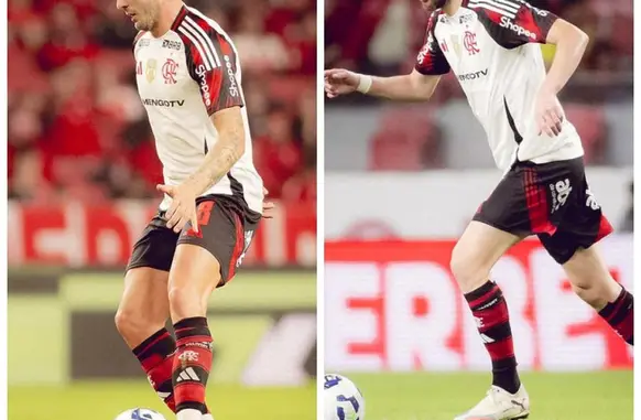 Saúl e Jorginho (Foto: Flamengo)