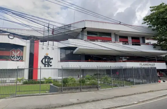 Sede do Flamengo na Gávea, Zona Sul do Rio (Foto: Reprodução / Google Street View)