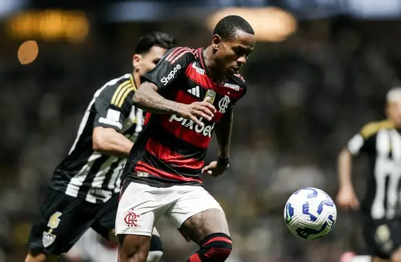 Wallace Yan em Atlético-MG x Flamengo (Foto: Gilvan de Souza/Flamengo)
