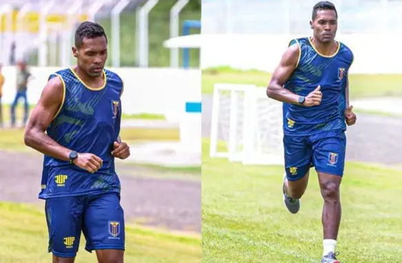 Alex Sandro, do Flamengo, surpreende e treina em CT de time paulista (Foto: Divulgação/ Catanduva FC)
