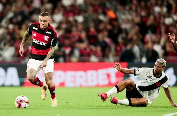 Cebolinha em ação no Flamengo x Vasco. (Foto: Gilvan de Souza / Flamengo)