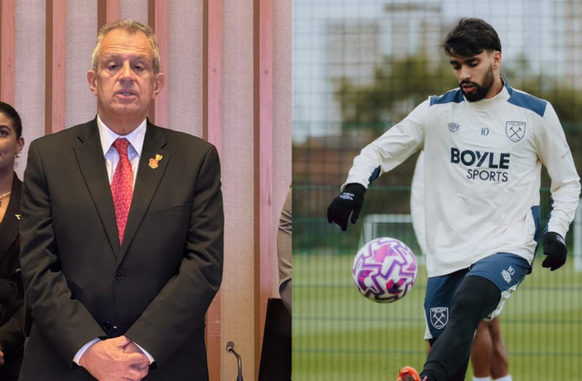 Com Bap no Brasil, Flamengo mantém ‘jogo de paciência’ em novela por Paquetá (Foto: Mônica Alves/Coluna do Fla | Divulgação/West Ham)