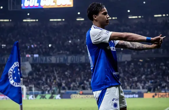 Em 2025, Kaio Jorge fez 26 gols e deu nove assistências em 46 jogos pelo Cruzeiro (Foto: Gustavo Aleixo / Cruzeiro)