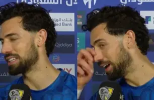 Pablo Marí se emociona ao falar do Flamengo e manda recado à torcida. (Foto: Reprodução/ GOAT)