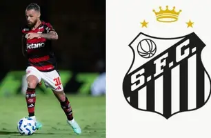 Santos encaminha contratação de Michael, do Flamengo; veja valores (Foto: Divulgação/Flamengo e Santos)