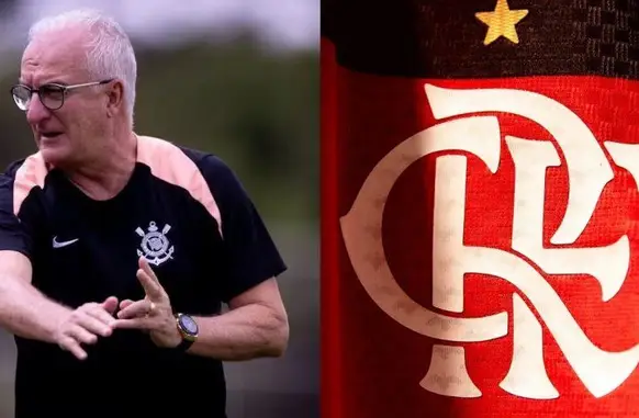 Técnico do Corinthians, Dorival Júnior enaltece Flamengo e revela planos para jogo na Supercopa (Foto: Divulgação/Corinthians e Flamengo)