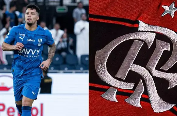 Torcedores do Flamengo aprovam a contratação de Marcos Leonardo para 2026 (Foto: Reprodução/Instagram e Divulgação/Flamengo)