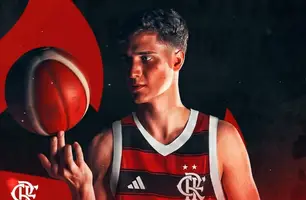 Anúncio de Bautista Lugarini pelo Flamengo (Foto: Reprodução / Flamengo)