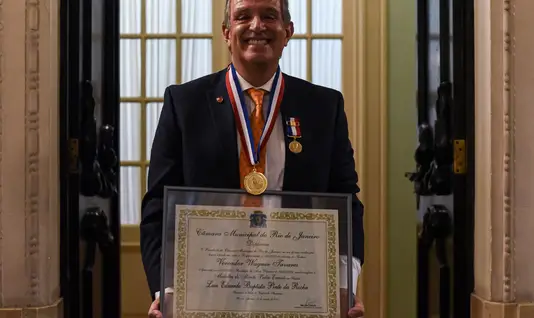 Presidente do Flamengo, Bap receberá Medalha Tiradentes da Alerj