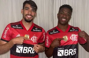 Coletiva de Paquetá: Flamengo menciona Vinicius Jr. em tom humorístico. (Foto: Reprodução / Instagram)