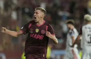 Lanús derrota Flamengo por 1 a 0 na ida da Recopa Sul-Americana (Foto: Juan Mabromata/ AFP)