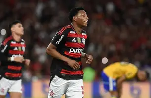 Plata comemora gol em Flamengo x Mirassol (Foto: Alexandre Durão)