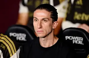 Filipe Luís | Lanús x Flamengo. (Foto: Rodrigo Valle/Reuters)